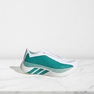 Buty sneakersy Adidas Hyper Boost Edge dla niego i dla niej, turkusowo biały, wygodne na cały dzień, siatka i syntetyk KI1912