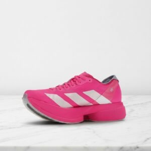 Różowe sneakersy Adidas Adizero Adios Pro 4 Shock Pink na każdy dzień