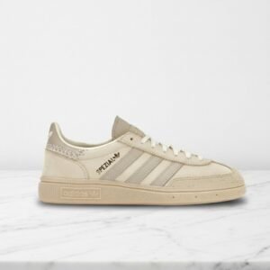 Adidasy Spezial Cream White Beige od Adidas, wygodne sneakersy unisex na co dzień, kolor beżowo kremowy, skóra i tekstyl IE3699