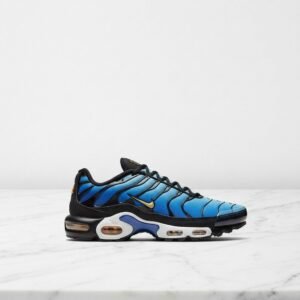 Buty męskie Nike Air Max Plus OG Hyper Blue, wygodne sneakersy na co dzień, niebieski z czarnym, BQ4629-003