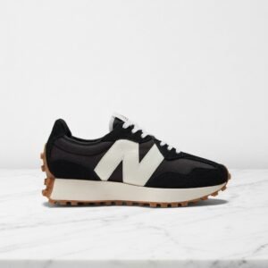 Buty New Balance 327 Black White Gum na co dzień