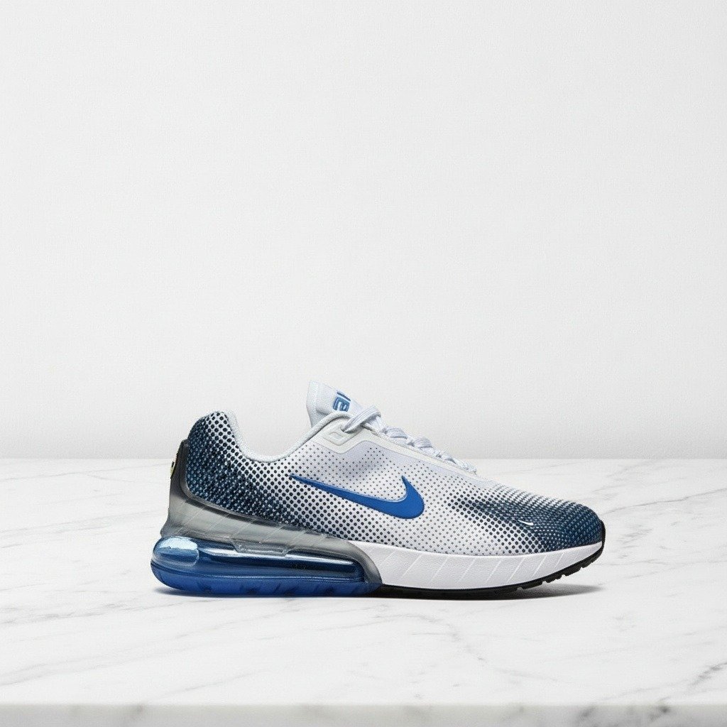Buty sportowe Nike Air Max Phoenix dla niego, biel z niebieskimi akcentami, lekkie i przewiewne na cały dzień, FZ5307-101