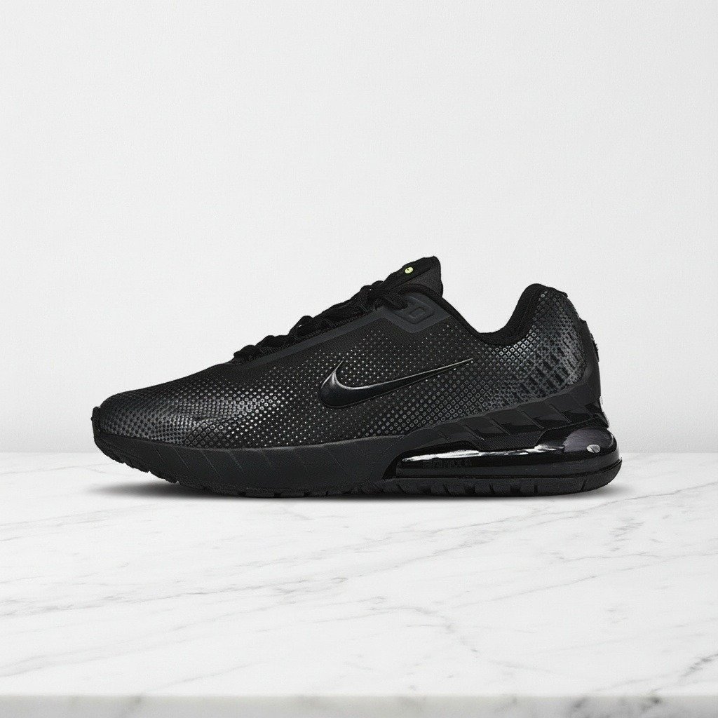 Nike Air Max Phoenix na co dzień, wygodne czarne sneakersy męskie, siatka i amortyzacja React, FZ5307-004