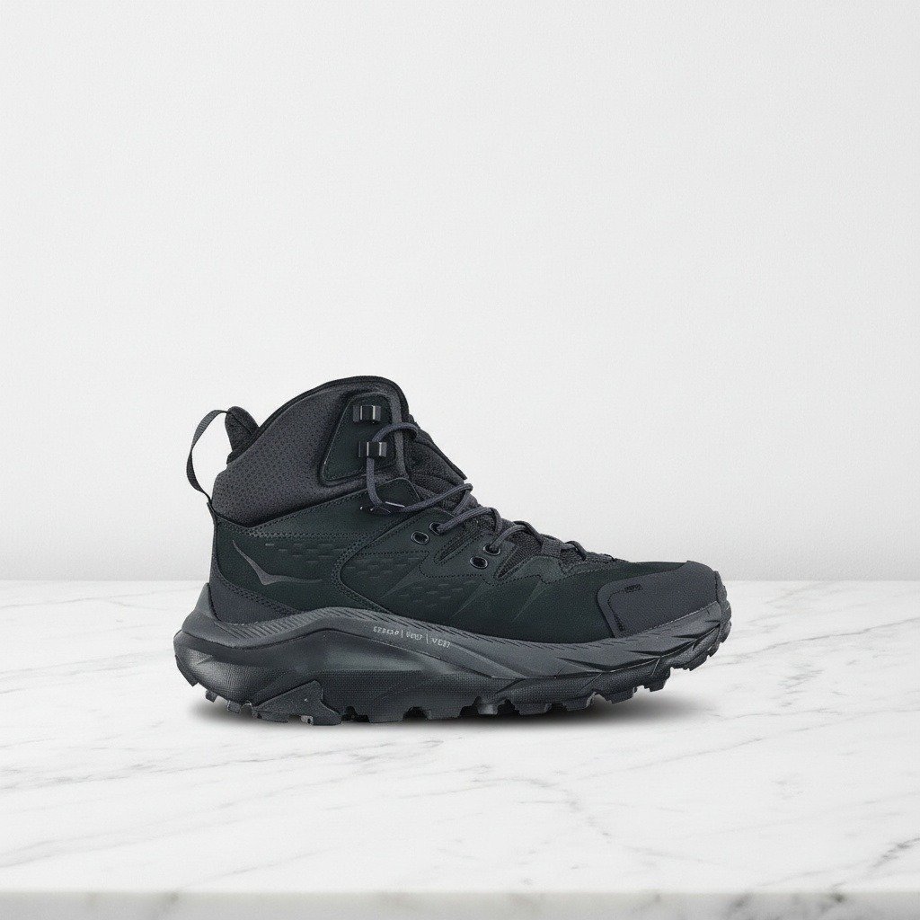 Buty trekkingowe Hoka Kaha 2 GTX, czarne, unisex, wygodne na co dzień, wodoodporne dzięki Gore-Tex, podeszwa Vibram, 1123155-BBLC