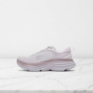 Hoka Bondi 8, sneakersy na co dzień dla niego i dla niej, lekkie i oddychające, fioletowo-białe 1127952-LMEL
