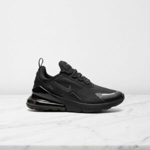 Na co dzień postaw na Nike Air Max 270 Premium, wygodne sneakersy unisex w czerni i srebrze, poduszka Max Air, IO9884-002