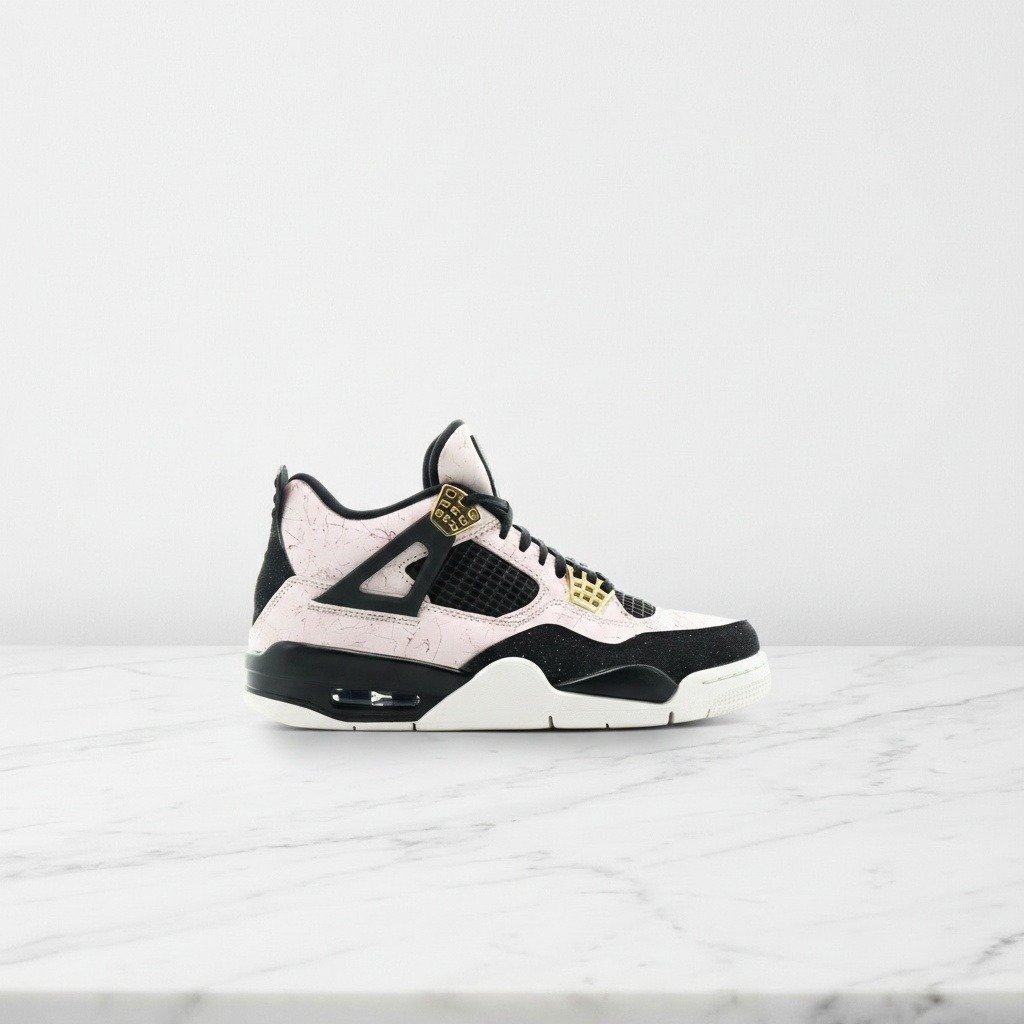 Buty Air Jordan 4 Silt Red, wygodne na co dzień, zamsz i siatka, unisex, różowo czarne, AQ9129-601