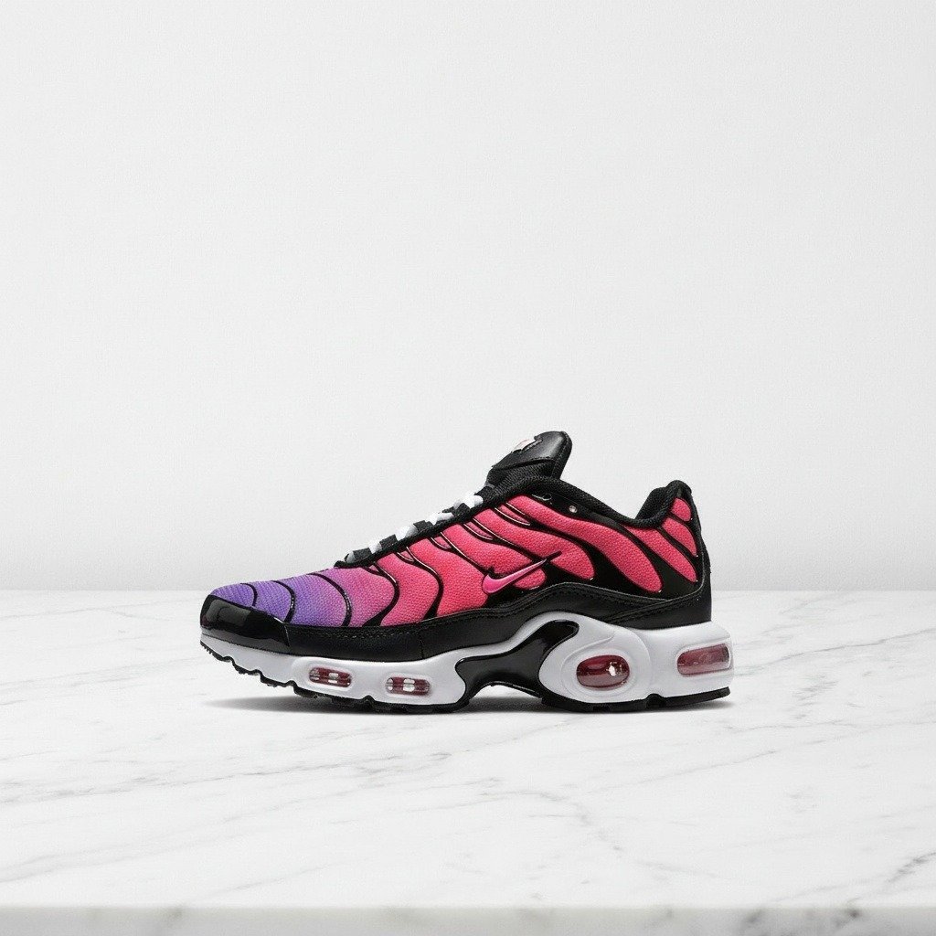 Buty Nike Air Max Plus Dusk dla niego, wygodne sneakersy męskie na co dzień, różowo-czarne, DZ3670-500