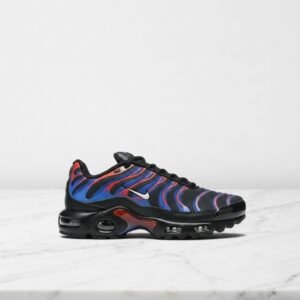 Buty Nike Air Max Plus Spider-Man na co dzień, wielokolorowe sneakersy unisex, wygodny tekstylny i syntetyczny wierzch, FN7805-001