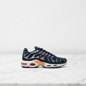 Sneakersy unisex Nike Air Max Plus Midnight Navy Safety Orange niebieski, pomarańczowy IQ0286-410