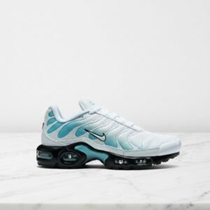Buty męskie Nike Air Max Plus Tn, Dusty Cactus Black White, wygodne na co dzień, biało turkusowe, IU7539-345