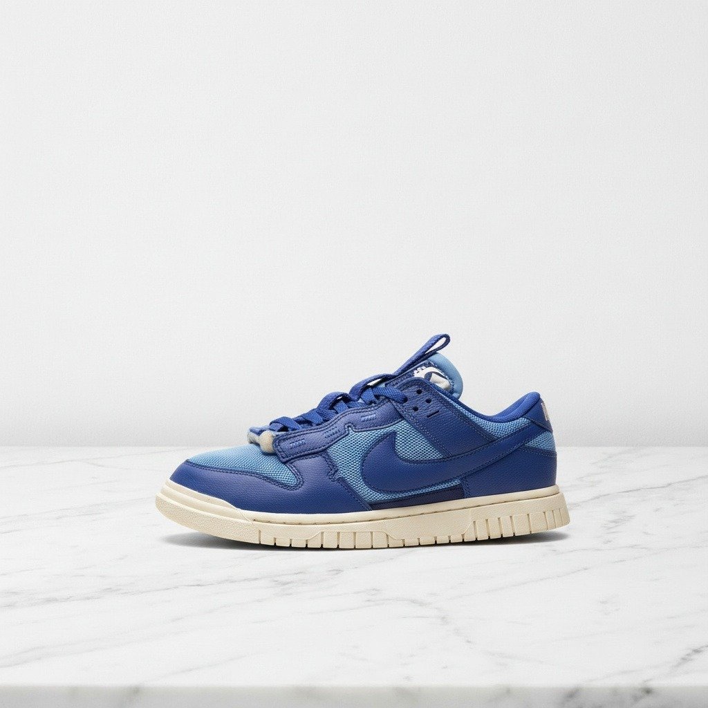 Buty Nike Air Dunk Jumbo University Blue dla ciebie na co dzień, wygodne sneakersy unisex, siatka i skóra, niebieski błękit, DV0821-400