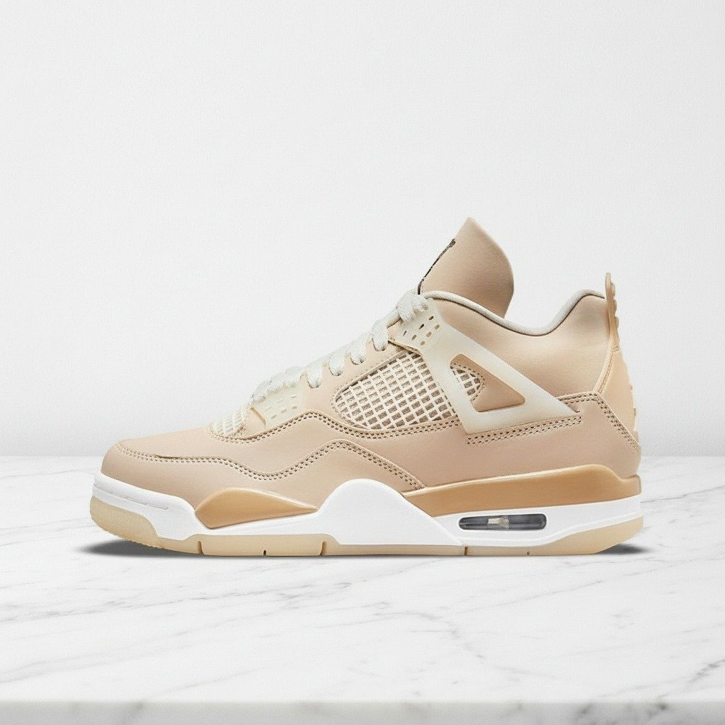 Sneakersy unisex Air Jordan 4 Shimmer beżowy, brązowy DJ0675-200