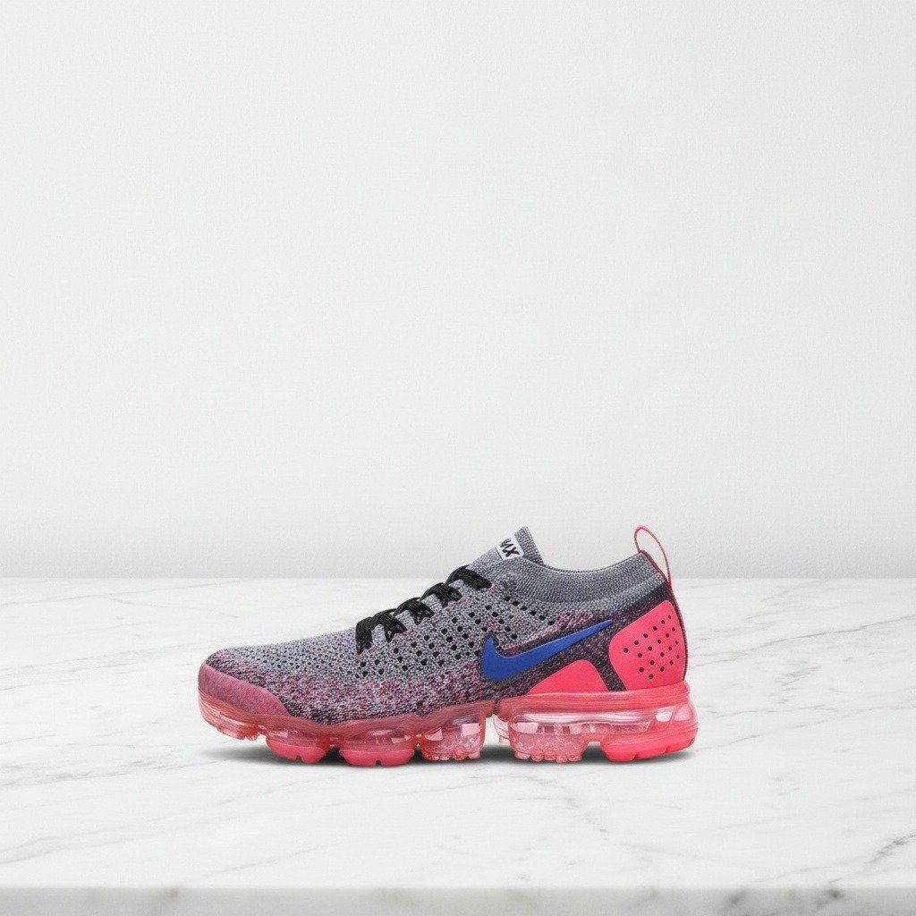 Nike Air VaporMax 2.0 Ultramarine, wygodne sneakersy damskie na co dzień, szaro czerwone, idealne do wielu stylizacji, 942843-104
