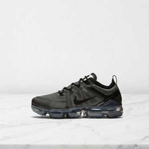 Nike Air VaporMax 2019 Triple Black, wygodne sneakersy unisex na co dzień, czarno-szare, AR6631-004