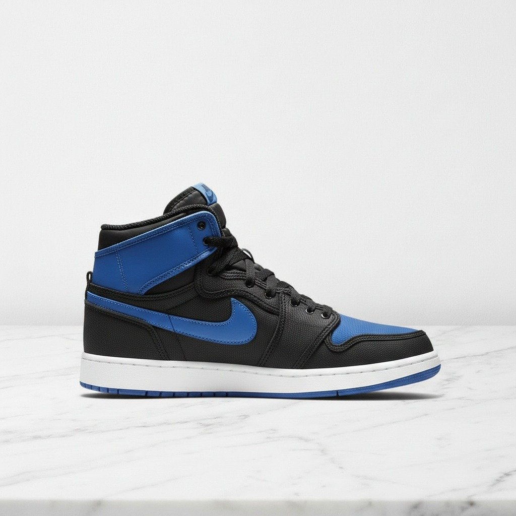 Buty Air Jordan 1 KO High OG Sport Blue na co dzień, wygodne, czarno-niebieskie, unisex 638471-007