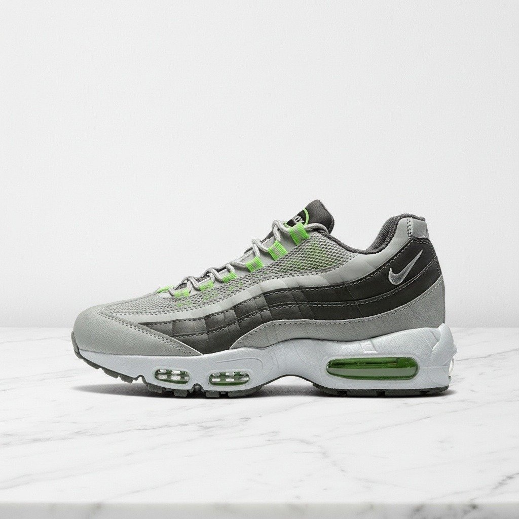 Nike Air Max 95 Utility dla niego, wygodne na co dzień, szaro zielone, pasują do sportowych stylizacji, BQ5616-002