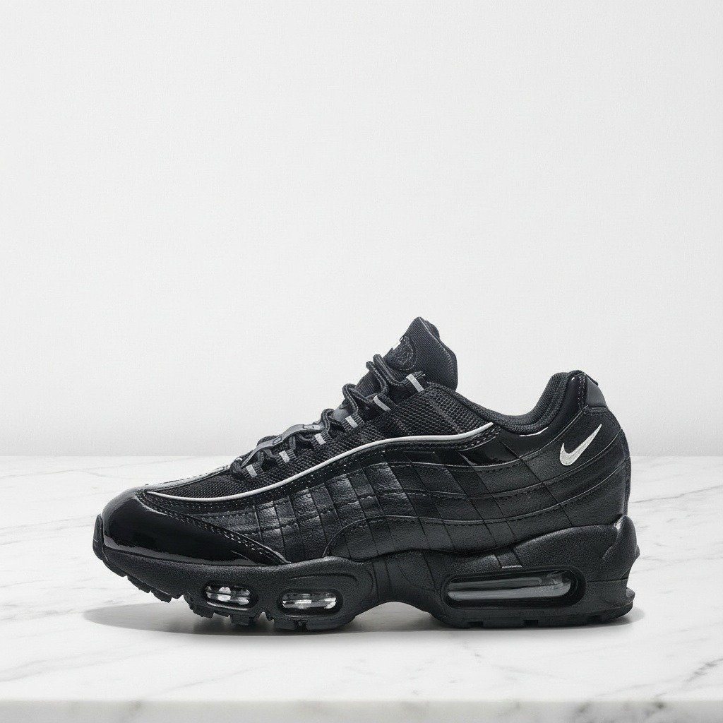 Buty Nike Air Max 95 Big Bubble na co dzień, czarne, wygodna amortyzacja Max Air, unisex, IB6397-001